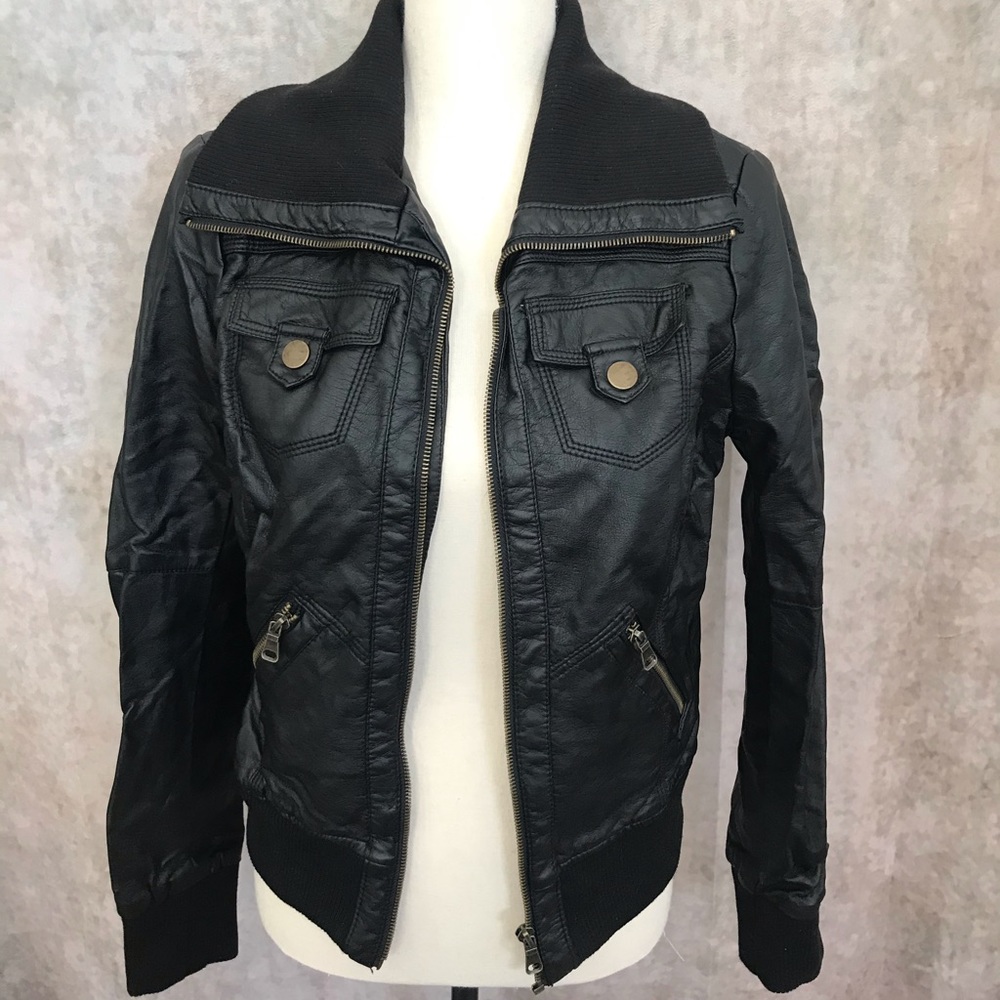 Miss Posh Faux Leather Jacket, size L